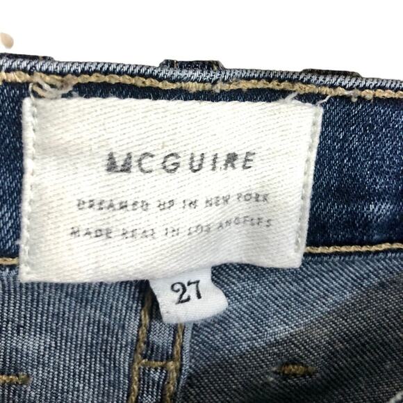 McGuire Skinny Ankle Mid Rise Medium Wash Jeans Size 27 - Picture 2 of 5